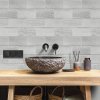 Samolepiaci panel sivý WallTiles Premium Concrete Tiles Stone 30,4 x 37,8 cm