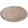 Podložka MONIO VELVET béžová okrúhla 105x105 cm