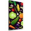 Vertikálny moderný obraz canvas na ráme Zelenina 50x100 cm