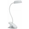 Philips 8719514396890 LED svietidlo s klipom Donutclip 1x3W | 175lm | 4000K - lupa, USB, biela