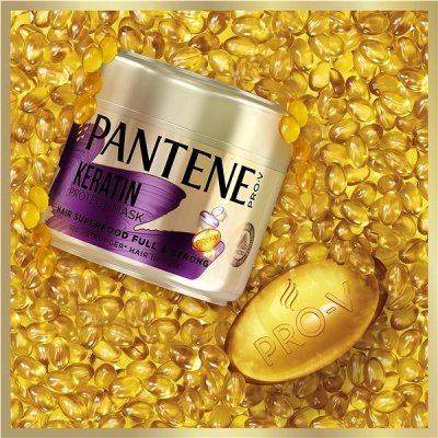 Pantene Pro-V Supernutrients Full & Strong Keratínová maska na vlasy 300 ml