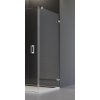 SANSWISS PUR PURDT2 ATYP výška 200 - 210cm, 100 - 160cm pevná bočná stena (k otváracej strane dverí) s L-kovaním, chróm - 51 – sklo sieťotlač Línia