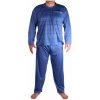 Milan V1611 pánské pyžamo dlouhé modré