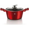 Berlingerhaus s mramorovým povrchom a pokrievkou 24 cm Burgundy Metallic Line BH-1257 BH-1257