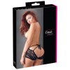Cottelli Lingerie čipkované nohavičky s mašľou čierne S