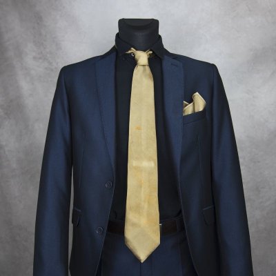 Hodvábna kravata + vreckovka Limited 47