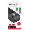 Swissten Power Line powerbanka 40000 mAh 100 W, PD, čierna 22013941