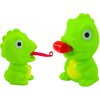 mamido Gumový dinosaurus so zaťahovacím jazykom zelený 8 cm
