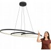 Závesná lampa Globo Lighting SPIRA čierna 120 cm 1x39 W LED