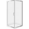 Cersanit ZIP Set B92 štvorcový sprchový kút 80x80x190cm Číre/Chróm+vanička Tako 80x80x4 cm S601-111