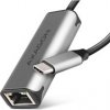 AXAGON ADE-25RC USB-C 3.2 Gen 1 - 2.5 Gigabit Ethernet síťová karta, Realtek 8156, auto install, šedá