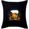 Beer polliter plný - Vankúš 50x50 - 50x50 - Vrátane výplne ( Čierna )