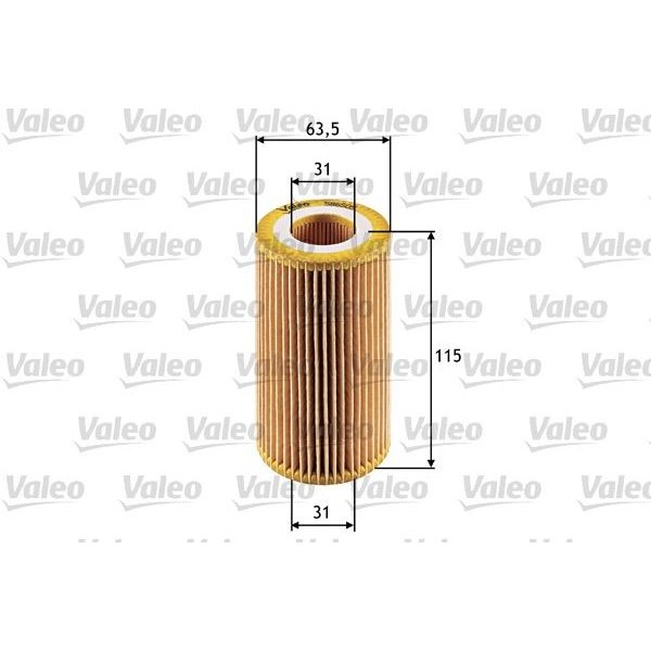 Olejové filtre pre automobily Olejový filter VALEO 586505