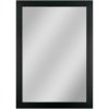 Zrkadlo v ráme Slim, 70 × 50 cm, čierne, SLIM BLACK 50X70