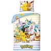 Halantex bavlna obliečky Pokémoni motív Pikachu a Eevee 100% bavlna 70x90 140x200