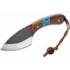 Condor CTK112-3.5-4C BLUE RIVER SKINNER lovecký nôž 8,9 cm, orechové drevo, tyrkys, kožené puzdro