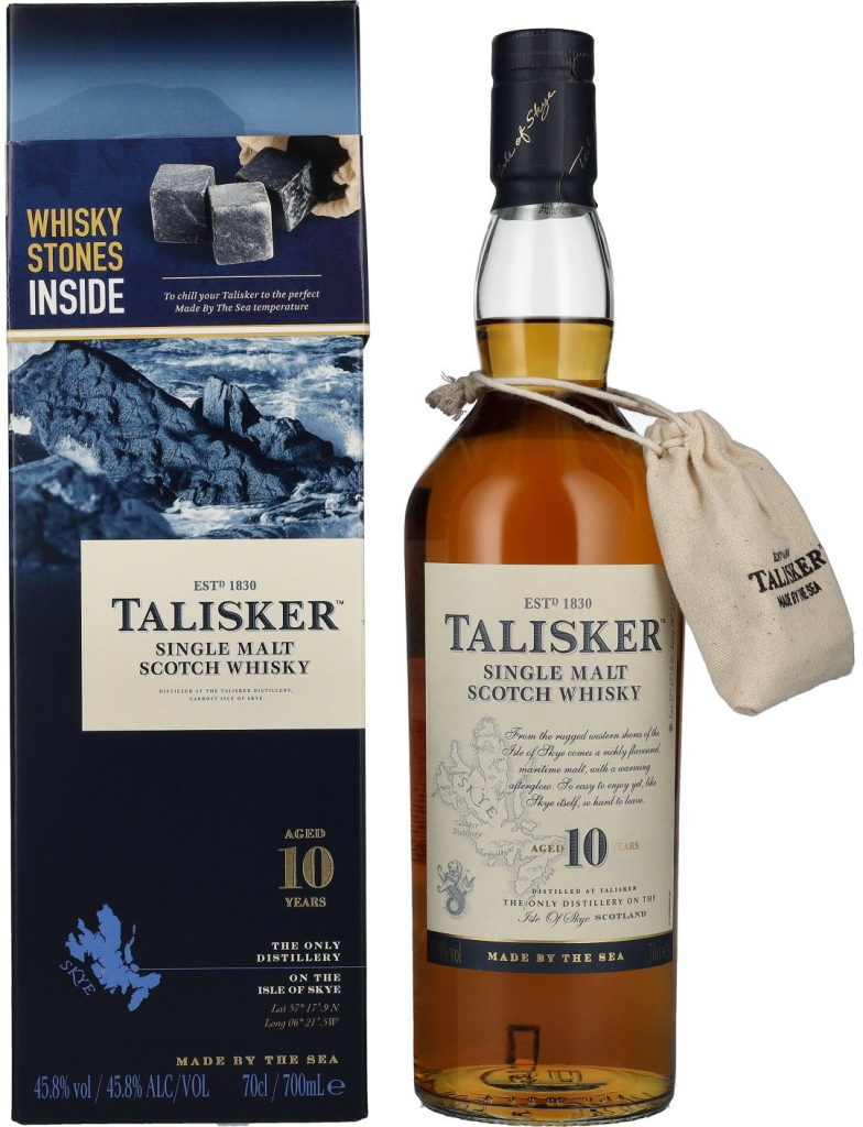 Talisker 10y 45,8% 0,7 l (kartón)