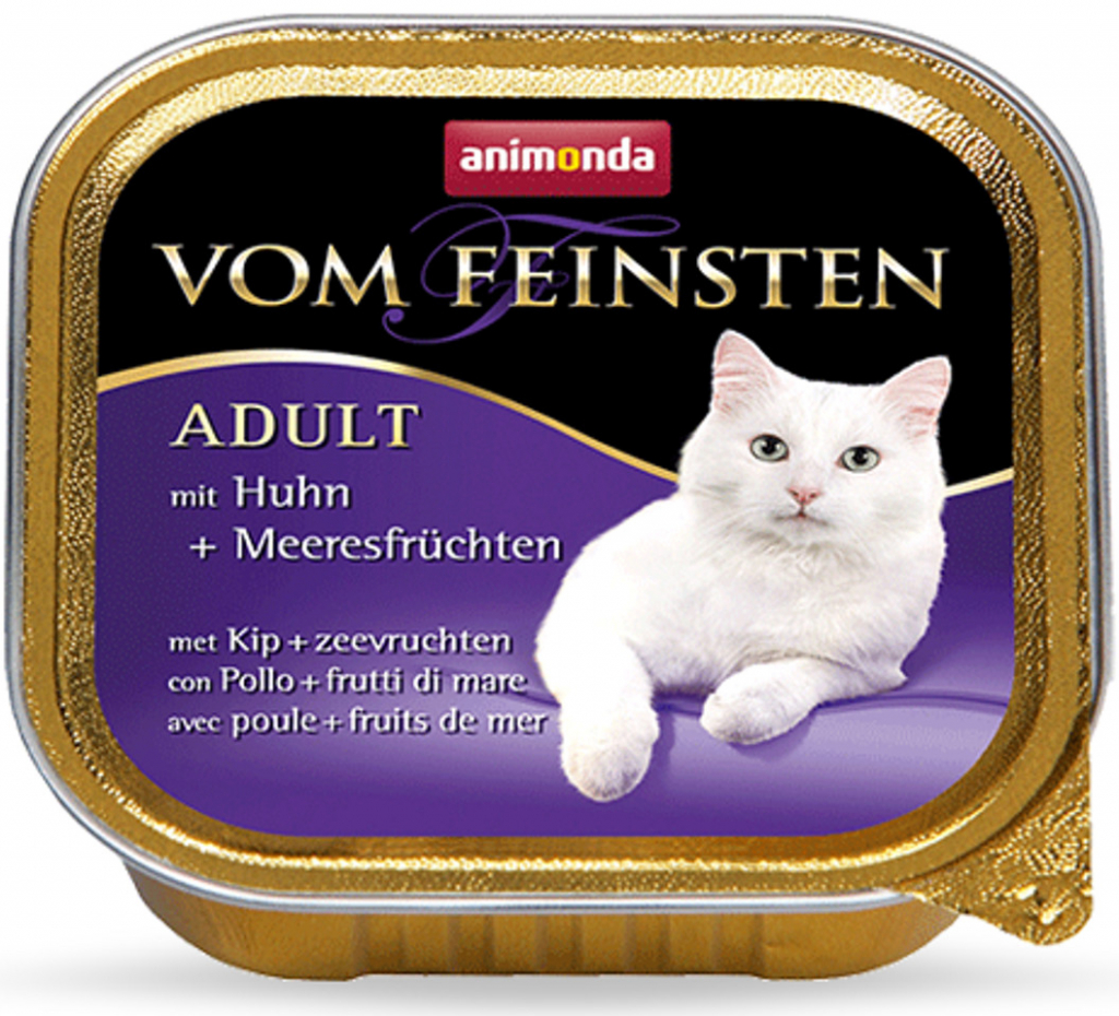 Animonda Vom Feinsten cat CLASSIC kura a morské plody 100 g