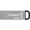 Kingston DataTraveler Kyson USB flash disk 64 GB strieborná DTKN/64GB USB 3.2 (Gen 1x1); DTKN/64GB
