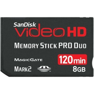 SanDisk 90870 Ultra II MS PRO Duo Video HD 8GB (V Originálním balení nikdy neotevřeno.)