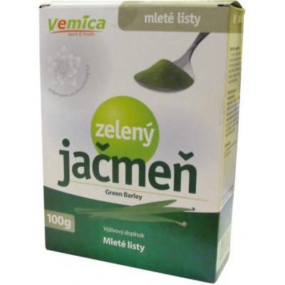 Vemica Zelený jačmeň mleté listy prášok 100 g