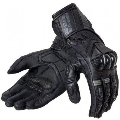 OZONE RS600 športové kožené rukavice čierna / sivá S