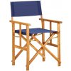 Režisérska stolička, akáciový masív, modrá