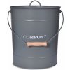 Garden Trading Vedierko na kompost Charcoal 10 l