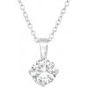 For Silver Náhrdelník s kryštálom - STRIEBRO 925