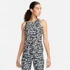 Nike Dri-FIT One-Women's Printed Training Tank Top DX0096-025 čierna