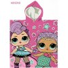 United Essentials · Detské / dievčenské pončo - osuška s kapucňou L.O.L. Surprise - 100% bavlna - 50 x 115 cm
