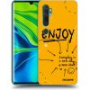 Picasee silikónový čierny obal pre Xiaomi Mi Note 10 (Pro) - Enjoy