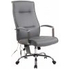 Kancelárske kreslo z umelej kože Portland s masážnou funkciou, sivá