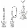 SOFIA strieborný set náušnice a prívesok SJ232323.200+SJ232321.200