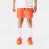 KIPSTA Detské futbalové šortky Essentiel oranžové 12-13 r (151-160 cm)