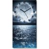 Nástenné hodiny tiché Mesiac v splne 30x60 cm