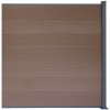 EKOfence WPC plotový set so plotový stĺpikom 1850mm KASANDRA orech 13139