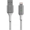 Belkin kábel Boost Charge Smart LED USB-A to Lightning 1.2m - White CAA007bt04WH