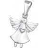 Strieborný prívesok Anjel