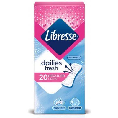 Libresse intímky Normal daily Fresh 20 ks