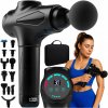 Masážna pištoľ Masážny Prístroj na telo, chrbát, chodidlá Massage Gun + Nástavce a puzdro