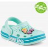 Detské clogsy COQUI LINDO Lt. mint/Turquoise summer + amulet 34/35