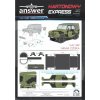 Papierový model - UAZ 469 Česká armáda