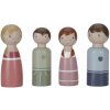 Little Dutch: Drevená sada bábik do domčeka pre bábiky - rodina Rosy