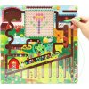 Magnetický labyrint Montessori Drevený pre deti - Farma