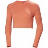 Helly Hansen Allure Seamless Crop Ls Top W 53939 284 (177252) Black/Green M