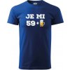 Je mi 60 pivo - Klasické pánske tričko vyššej gramáže - 4XL ( Kráľovská modrá )