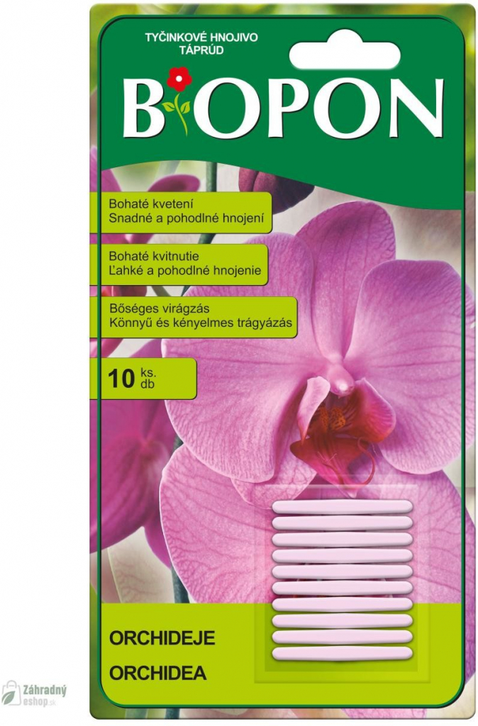 BiOPON tyčinkové hnojivo na orchidey25 g