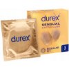 Kondómy Durex Sensual Extra Lube s extra lubrikantom, tenké, zvlhčené, 3 ks