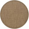 Ayyildiz Kusový koberec Giza 1410 Brown kruh - 200x200 cm Hnedá